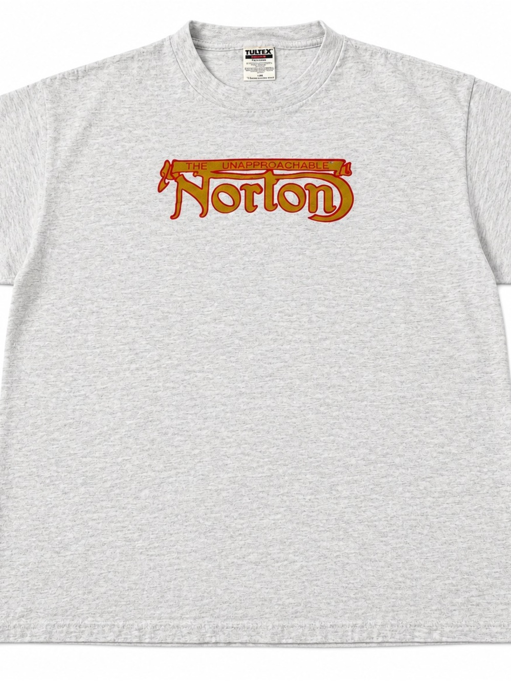 Vintage 90s Norton Motorcycle T Shirt 2XL Tultex USA Fabric Biker Tee